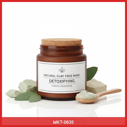 Natural Clay Face Mask - Detoxifying