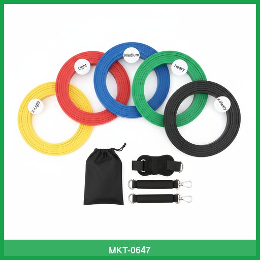 Resistance Bands Set (5 Levels)