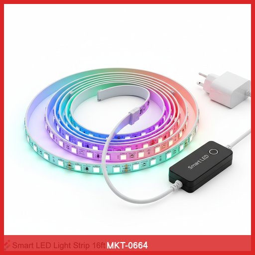 Smart LED Light Strip 16ft