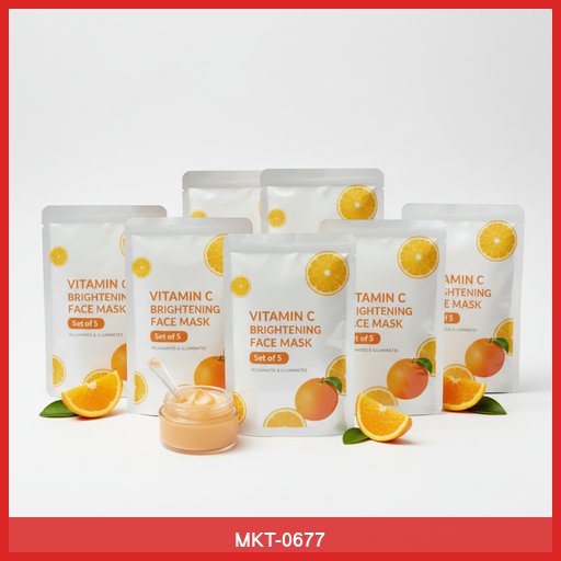 Vitamin C Brightening Face Mask (Set of 5)