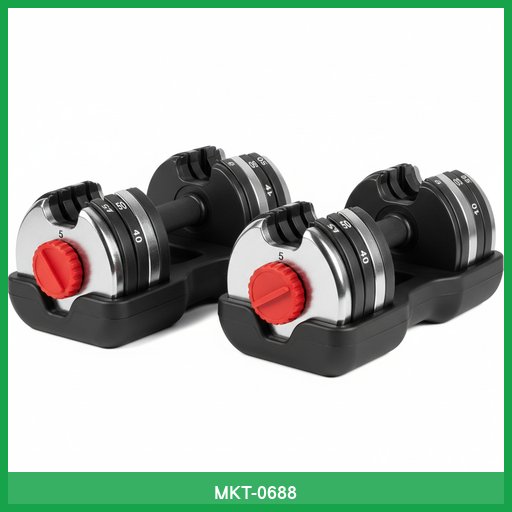 Adjustable Dumbbell Set (5-50 lbs)