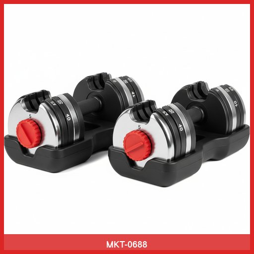 Adjustable Dumbbell Set (5-50 lbs)