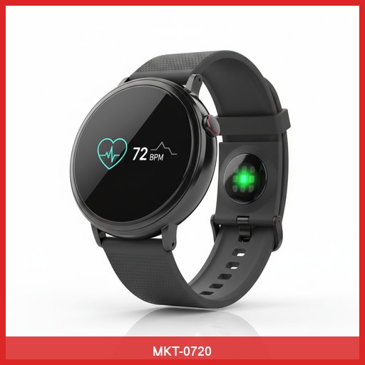 Smartwatch with Heart Rate Monitor