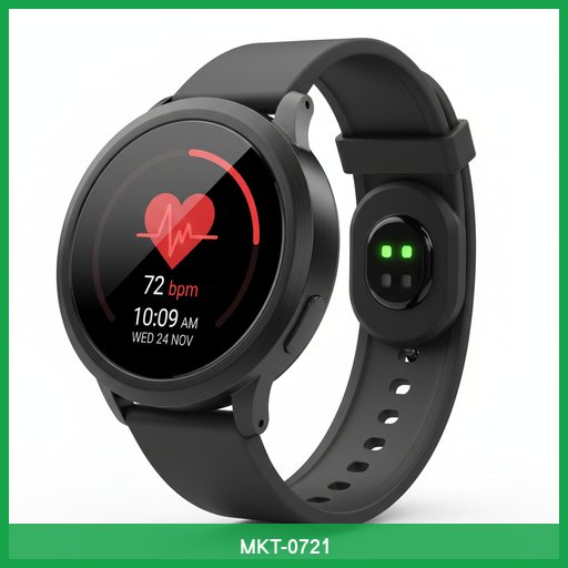 Smartwatch with Heart Rate Monitor