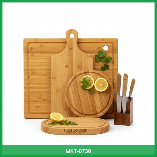 Bamboo Cutting Board Set