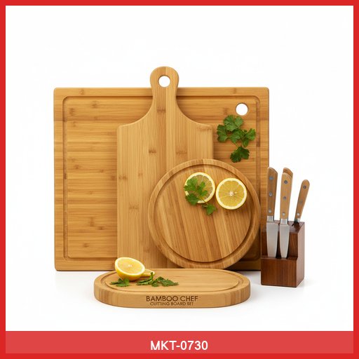 Bamboo Cutting Board Set