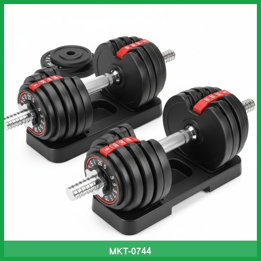 Adjustable Dumbbell Set (5-52.5 lbs)