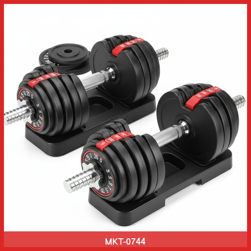 Adjustable Dumbbell Set (5-52.5 lbs)