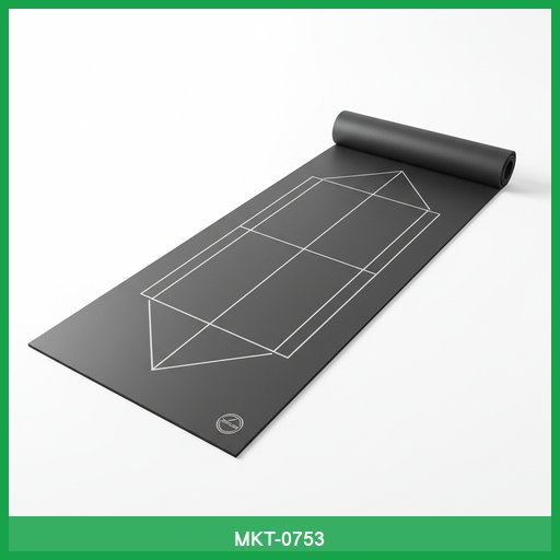 ZenFlow Yoga Mat with Alignment Lines