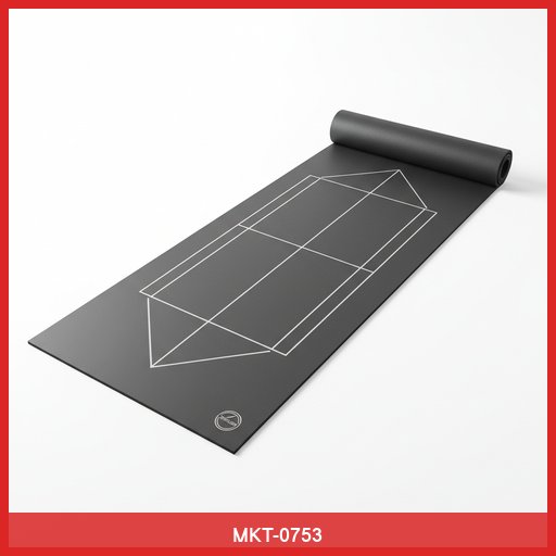 ZenFlow Yoga Mat with Alignment Lines