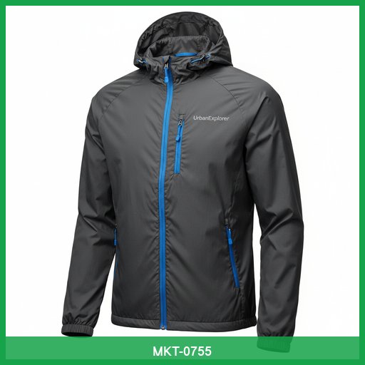 UrbanExplorer Lightweight Windbreaker Jacket
