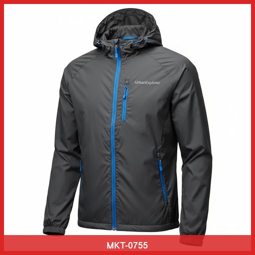 UrbanExplorer Lightweight Windbreaker Jacket