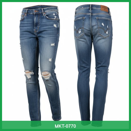 VintageWash Distressed Denim Jeans