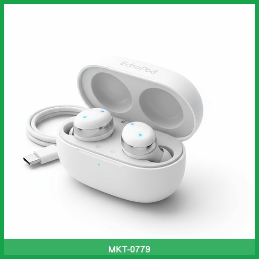 EchoPod Wireless Earbuds with Charging Case