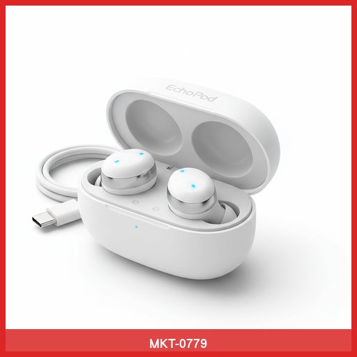 EchoPod Wireless Earbuds with Charging Case