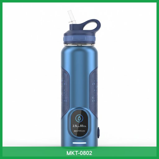 ZenithFlow Smart Water Bottle with Hydration Tracking