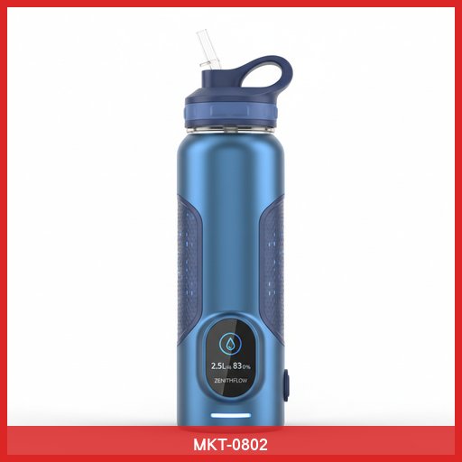 ZenithFlow Smart Water Bottle with Hydration Tracking