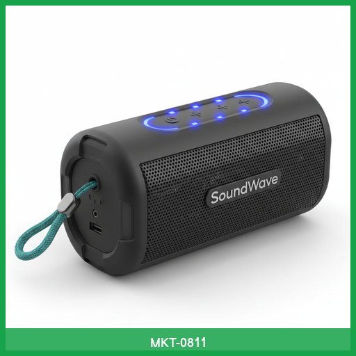 SoundWave Portable Bluetooth Speaker