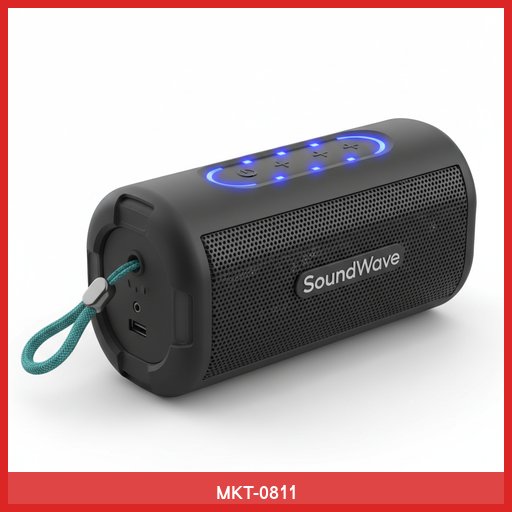 SoundWave Portable Bluetooth Speaker
