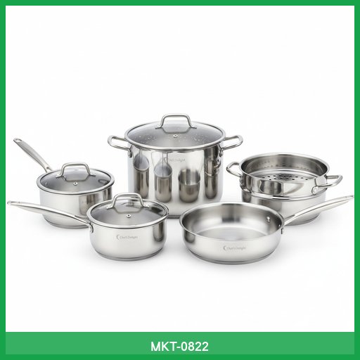 Chef's Delight Stainless Steel Cookware Set