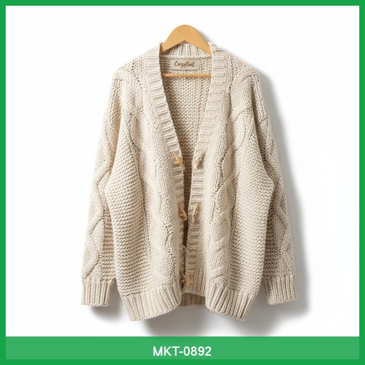 CozyKnit Chunky Cardigan