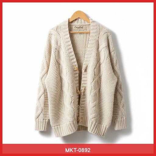 CozyKnit Chunky Cardigan