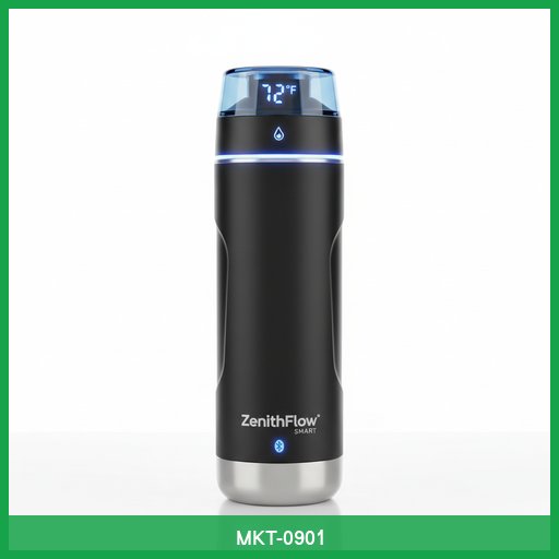 ZenithFlow Smart Water Bottle