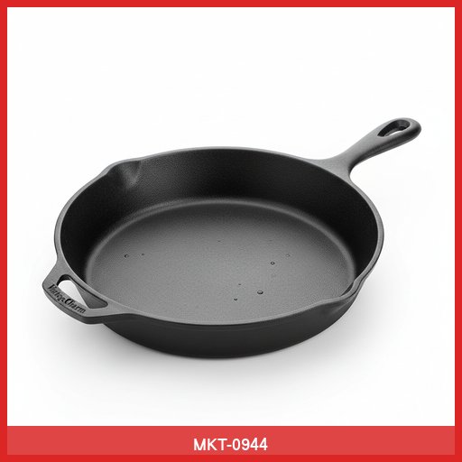 VintageCharm Cast Iron Skillet