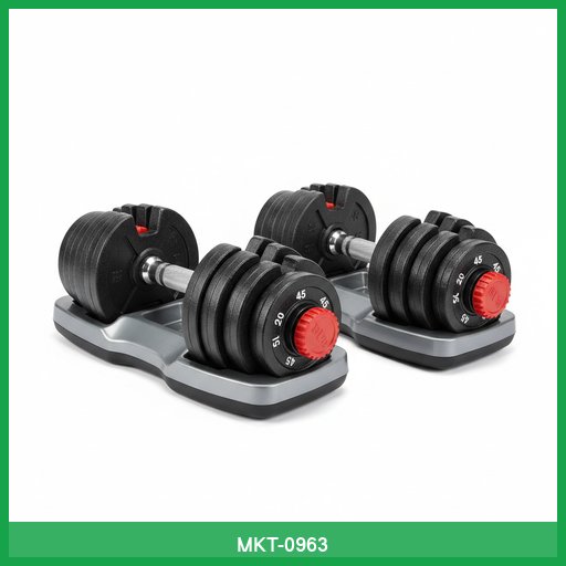 Adjustable Dumbbell Set (5-50 lbs)