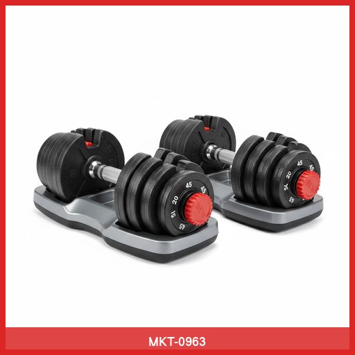 Adjustable Dumbbell Set (5-50 lbs)