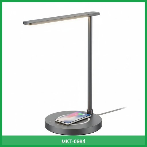 Smart LED Desk Lamp with Wireless Charger