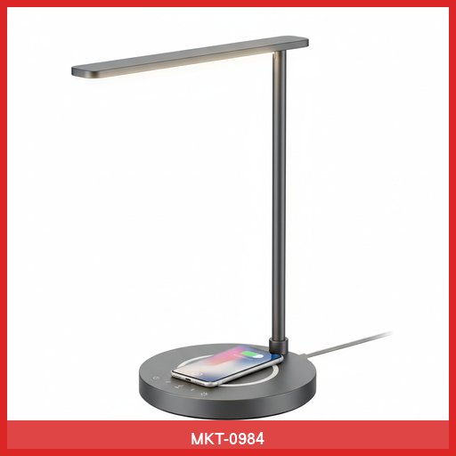 Smart LED Desk Lamp with Wireless Charger