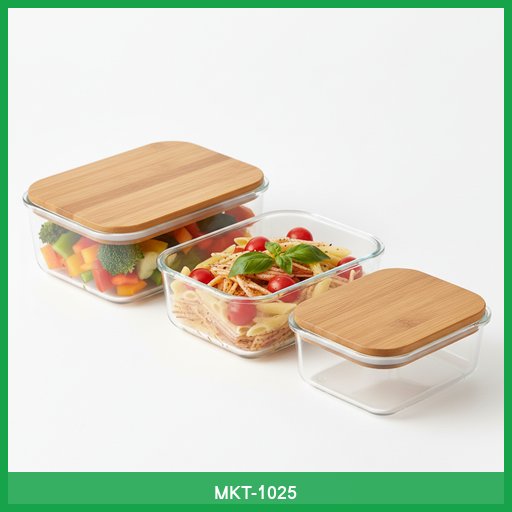 Set of 3 Food Storage Containers