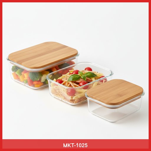Set of 3 Food Storage Containers