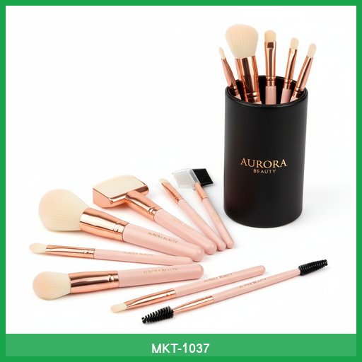 Professional Makeup Brush Set (12-piece)
