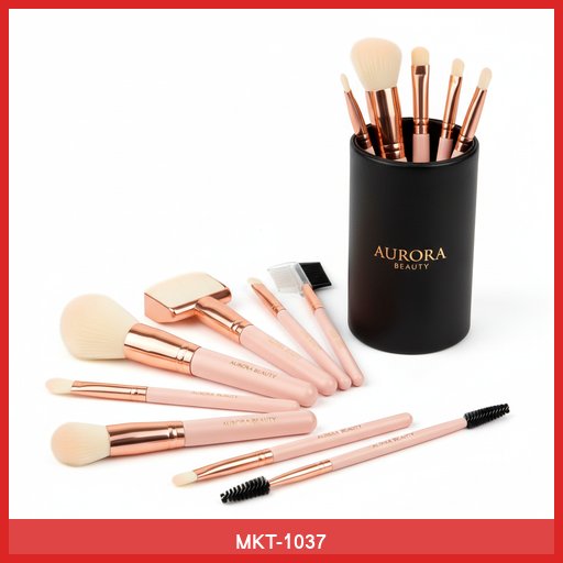 Professional Makeup Brush Set (12-piece)