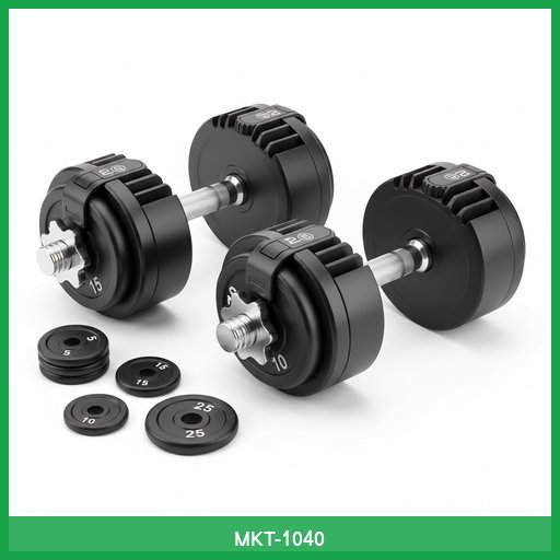 Adjustable Dumbbell Set (25 lbs)