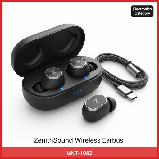 ZenithSound Wireless Earbuds