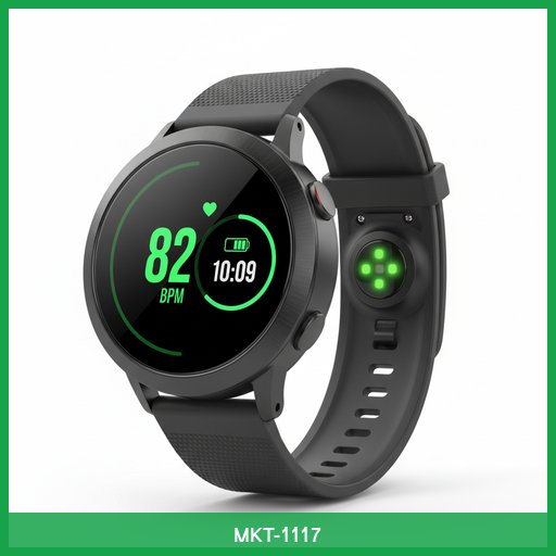 Smartwatch with Heart Rate Monitor