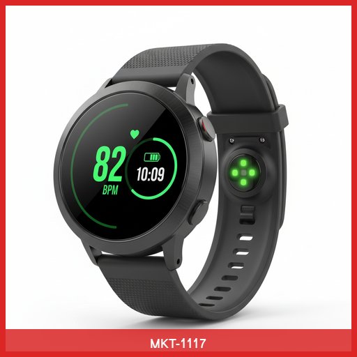 Smartwatch with Heart Rate Monitor