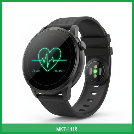 Smartwatch with Heart Rate Monitor