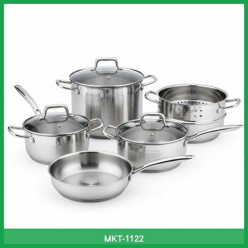 Stainless Steel Cookware Set (10-piece)