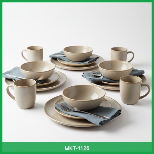 Ceramic Dinnerware Set (4 Place Settings)