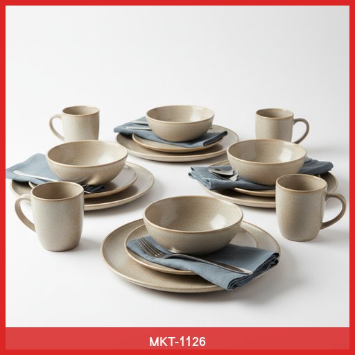 Ceramic Dinnerware Set (4 Place Settings)