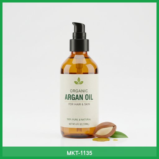Organic Argan Oil for Hair & Skin