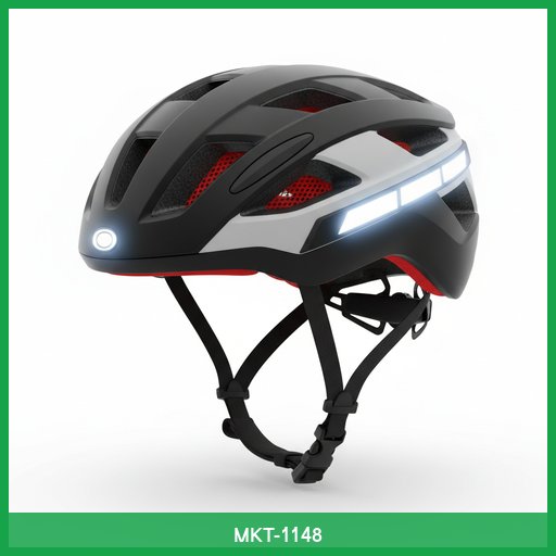 Cycling Helmet with LED Light