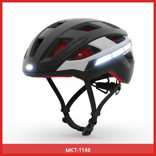 Cycling Helmet with LED Light