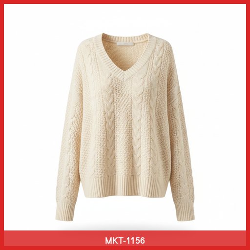 Women's V-Neck Knit Sweater