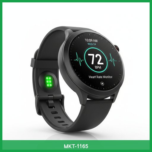 Smartwatch with Heart Rate Monitor