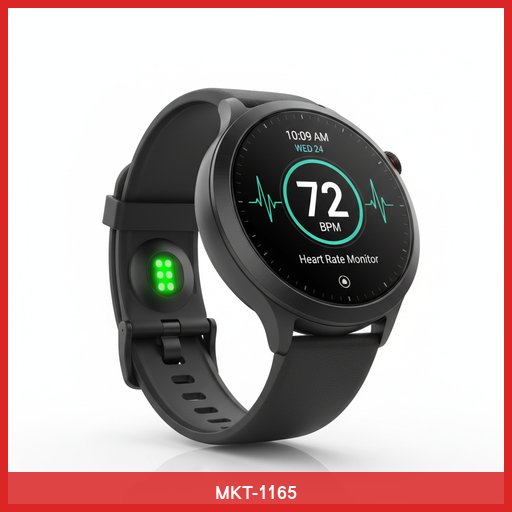 Smartwatch with Heart Rate Monitor